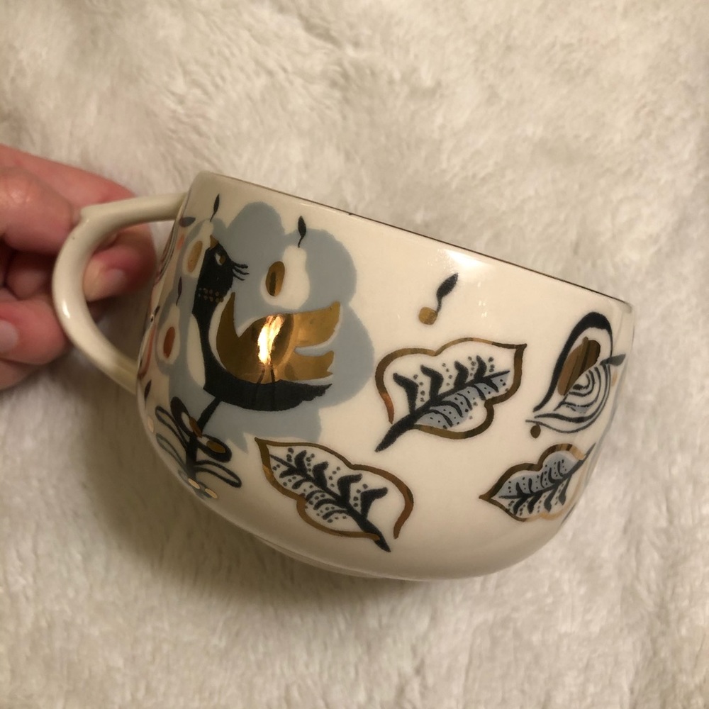 ANTHROPOLOGIE Handpainted Tea Cup/Coffee Mug